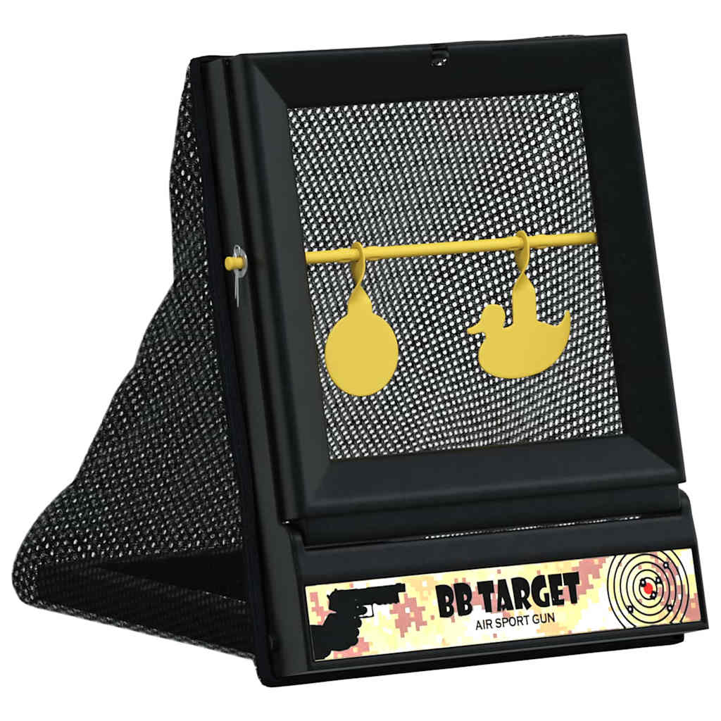 Vidaxl Airsoft-Ziel schwarz 19 x 26 x 25 cm Kunststoff