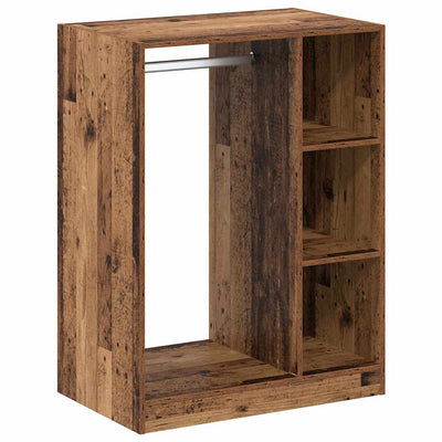 VidaXL Kleiderschrank mit Regal mit Stauraum aus Altholz 77 x 48 x 102 cm