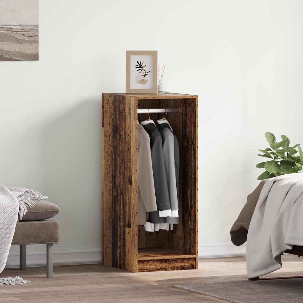 VidaXL Kleiderschrank mit Regal mit Stauraum aus Altholz 41 x 48 x 102 cm