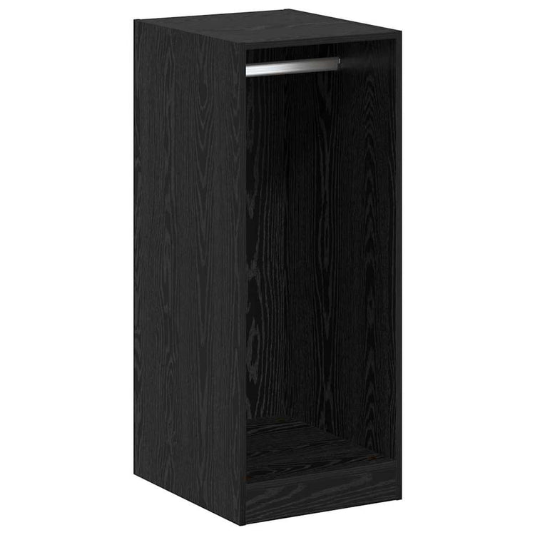 Vidaxx Kleiderschrank mit Regal mit Stauraum Eiche schwarz 41 x 48 x 102 cm