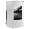 Vidaxl Kaninchenfutter Silber 12,5 x 12,5 x 25 cm verzinkter Stahl