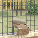 Vidaxl Kaninchenfutter Silber 17,5 x 26 x 28,5 cm verzinkter Stahl