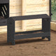 Vidaxl Hühnerfutterstation schwarz 81 x 32 x 53,5 cm kaltgewalzter Stahl