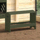 Vidaxxl Hühnerfutterstation Olivgrün 81 x 32 x 53,5 cm