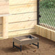 Vidaxl Vogelfresser Silber 80 x 28 x 13,5 cm verzinkter Stahl