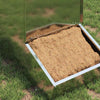 Vidaxx Schweinefutter Silber 55 x 38 x 76 cm verzinkter Stahl
