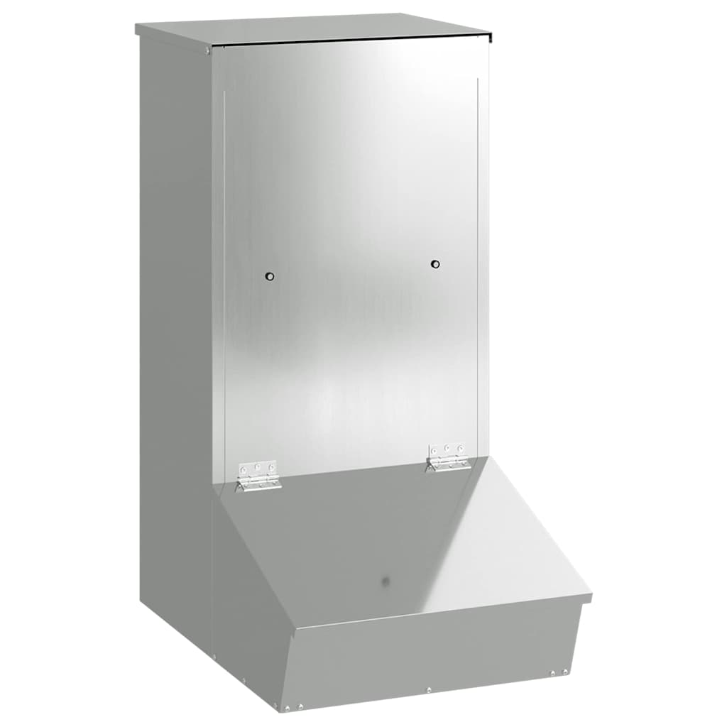 Vidaxx Schweinefutter Silber 55 x 38 x 76 cm verzinkter Stahl