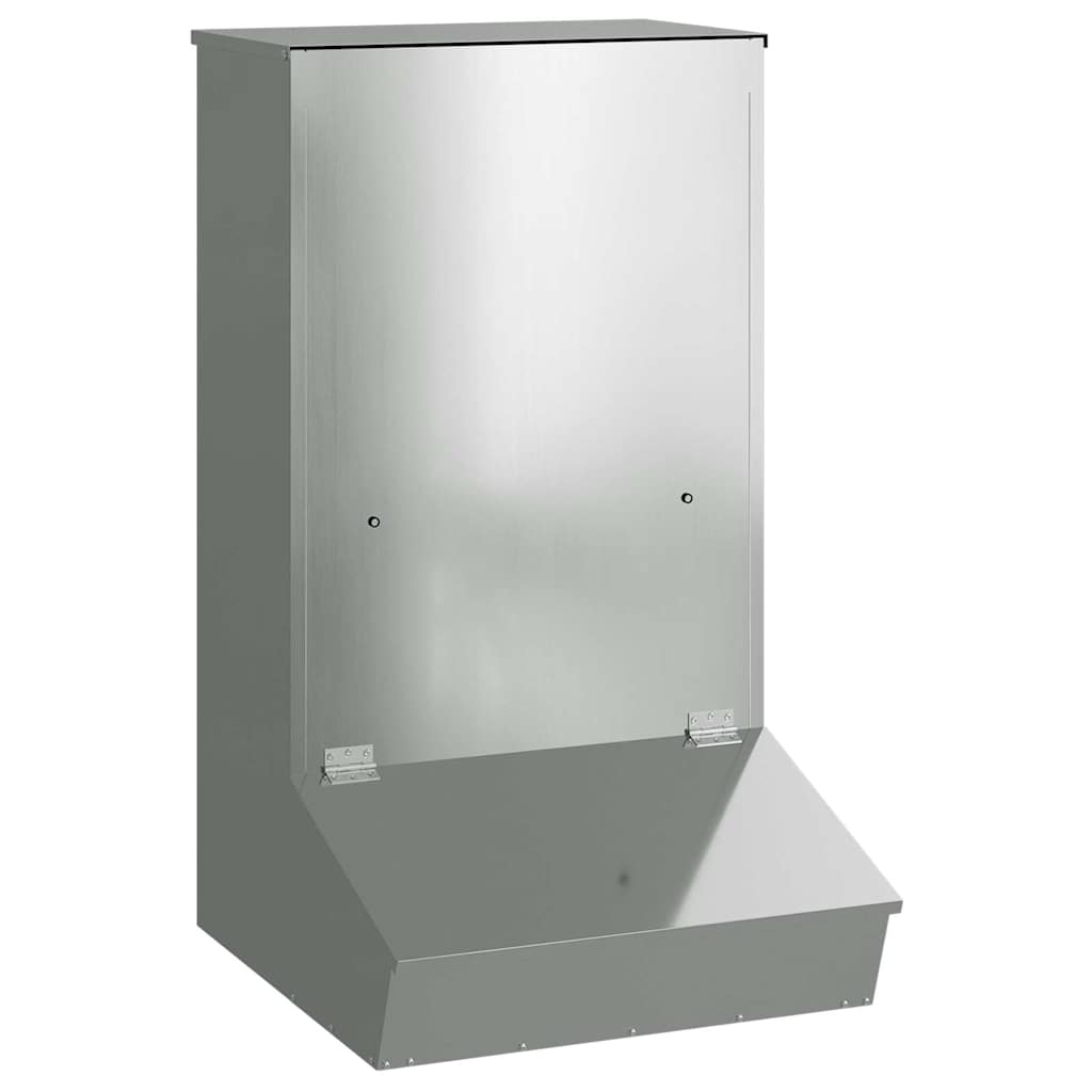 Vidaxx Schweinefutter Silber 55 x 51 x 91,5 cm verzinkter Stahl