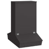 Vidaxx Schweinefutter schwarz 82 x 51 x 91,5 cm kaltgewalzter Stahl