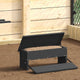 Vidaxl Hühnertretfutter schwarz 48,5 x 39,5 x 19 cm