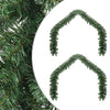 VidaXL Weihnachtskranz 2 Stk. Grün 20 m PVC