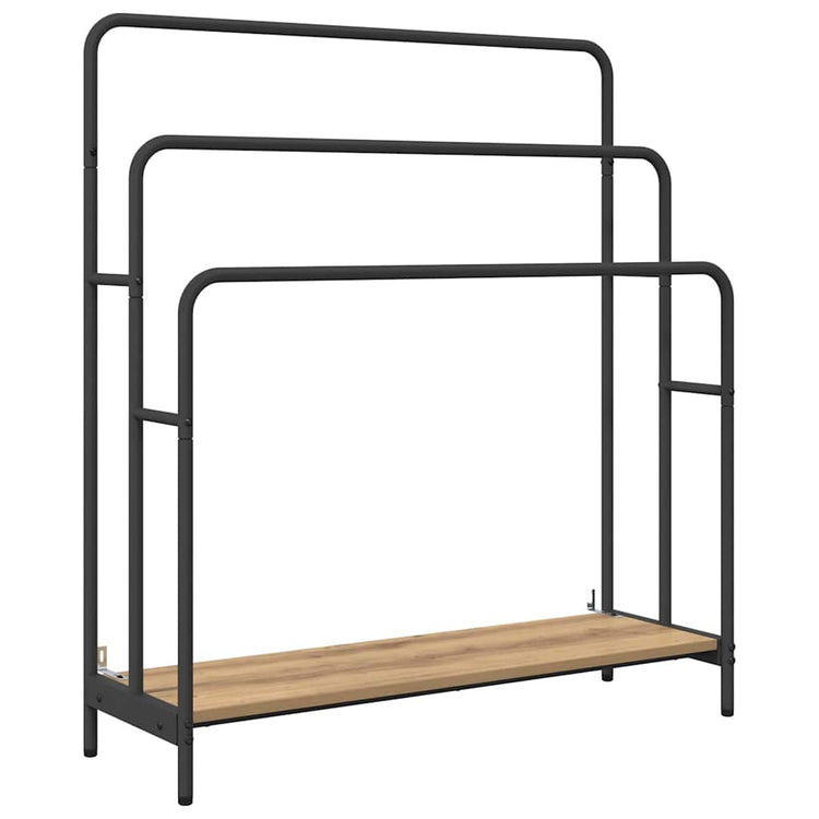 Vidaxx Kleiderständer Artisan Oak 90 x 30 x 100,5 cm aus handgefertigtem Holz