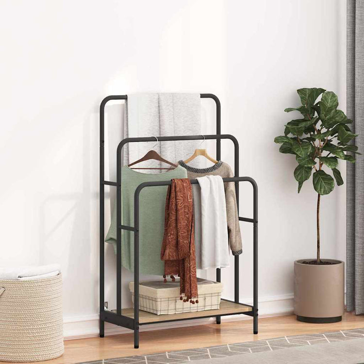 Vidaxl Kleiderständer Sonoma-Eiche 60 x 30 x 100,5 cm fertiges Holz