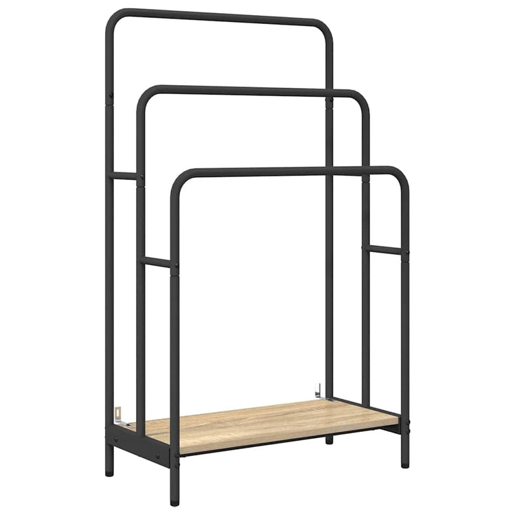 Vidaxl Kleiderständer Sonoma-Eiche 60 x 30 x 100,5 cm fertiges Holz