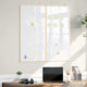 Vidaxx Pinnwand weiß 80 x 80 x 1,4 cm massives Kiefernholz