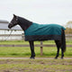 Vidaxx Pferdedecke dunkelgrün und schwarz 135 cm Polyester
