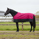 Vidaxx Pferdedecke rosa und schwarz 125 cm Polyester