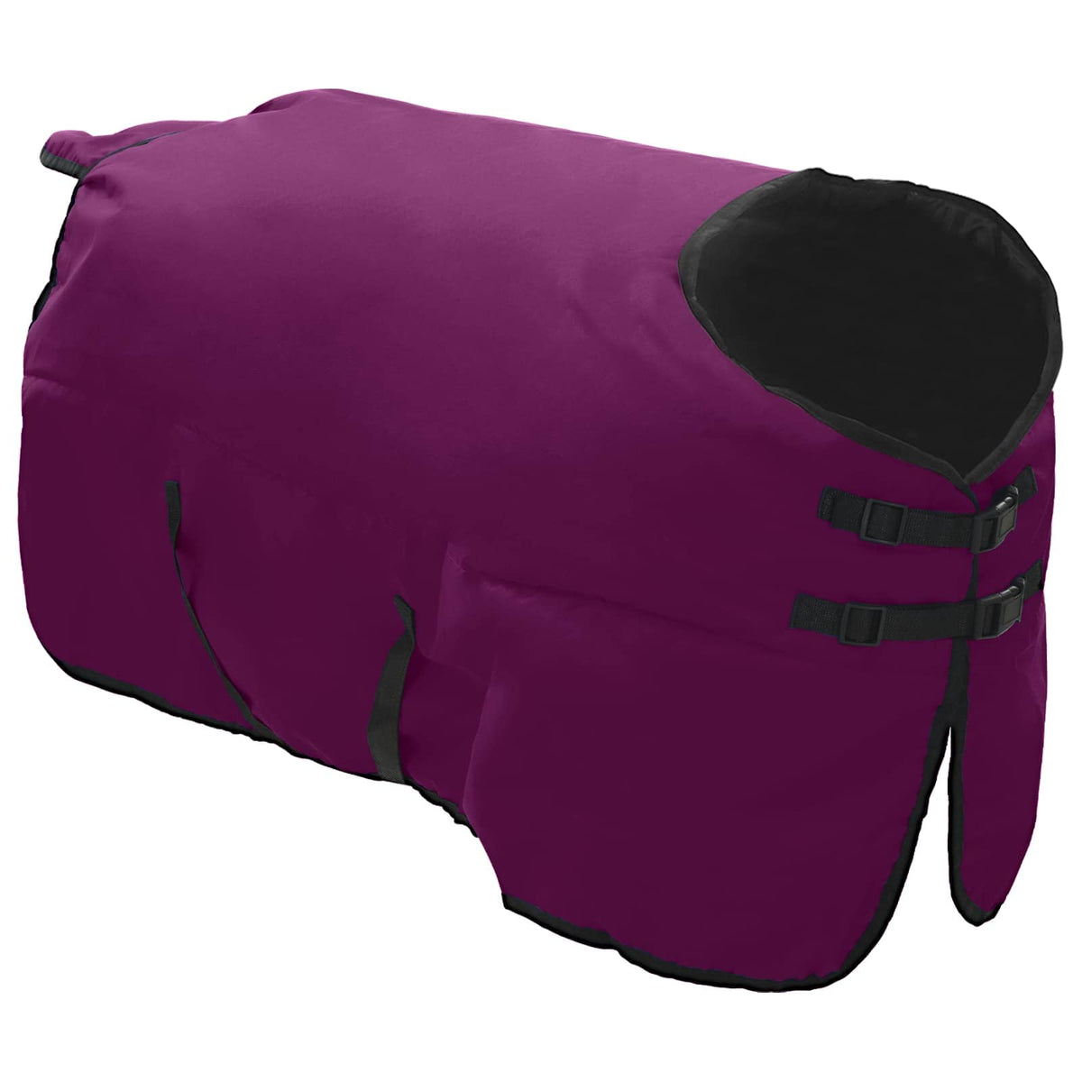 Vidaxx Pferdedecke dunkelgrün und schwarz 155 cm Polyester