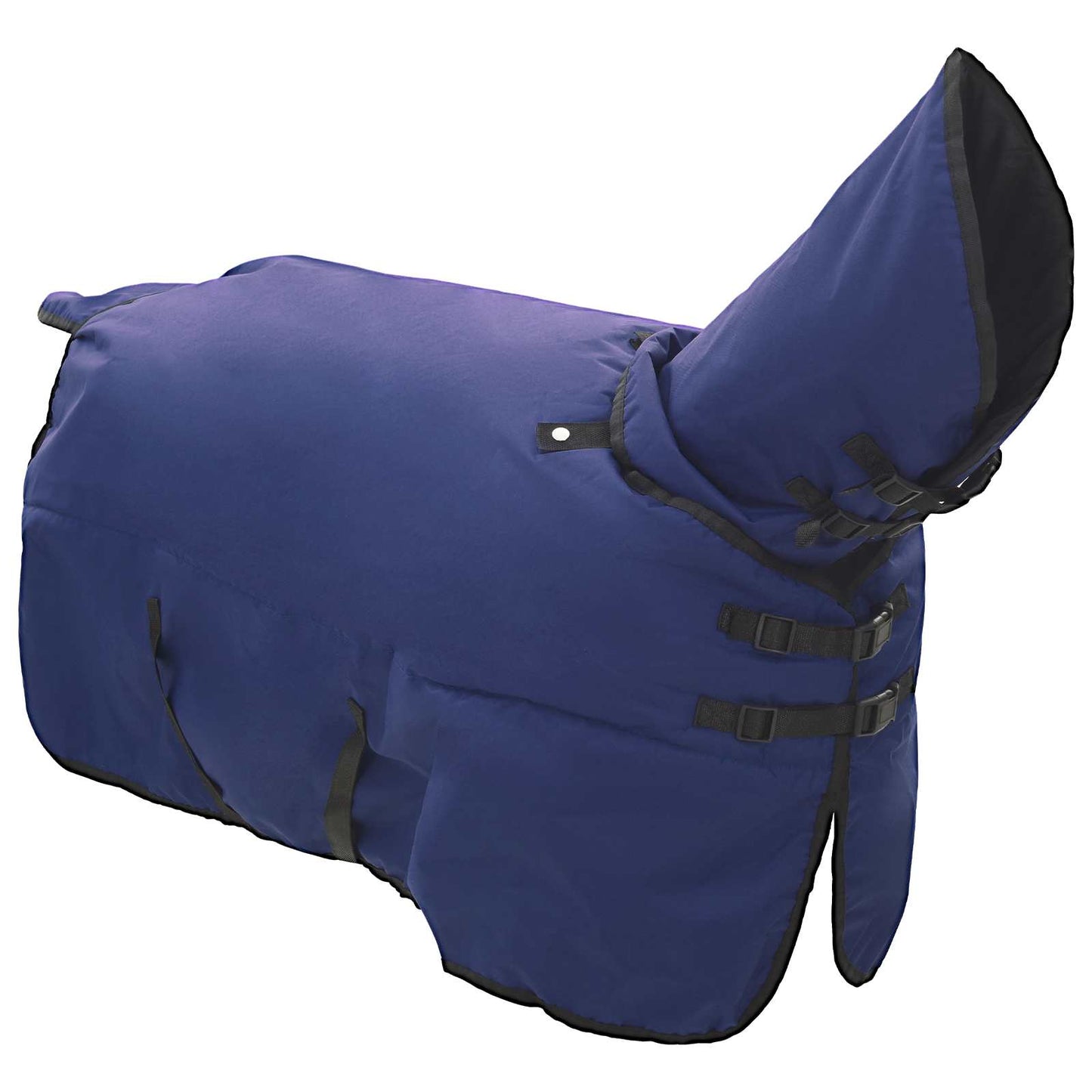 Vidaxx Pferdedecke dunkelgrün und schwarz 155 cm Polyester