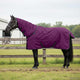 Vidaxx Pferdedecke dunkelgrün und schwarz 95 cm Polyester