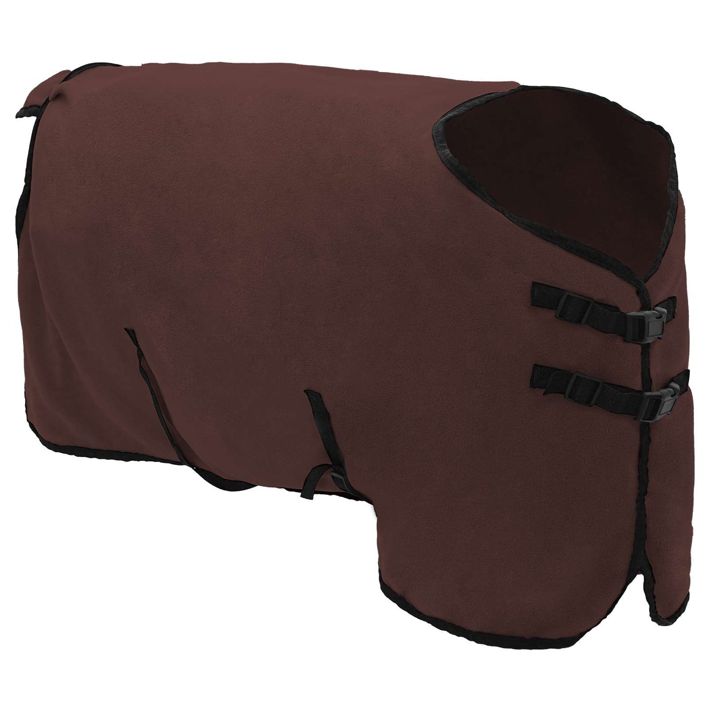 VidaXL Pferdedecke komplett aus dunkelbraunem Polyester