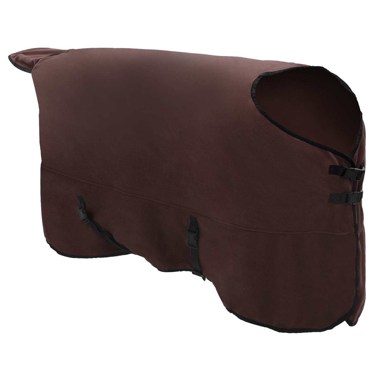 VidaXL Pferdedecke komplett aus dunkelbraunem Polyester