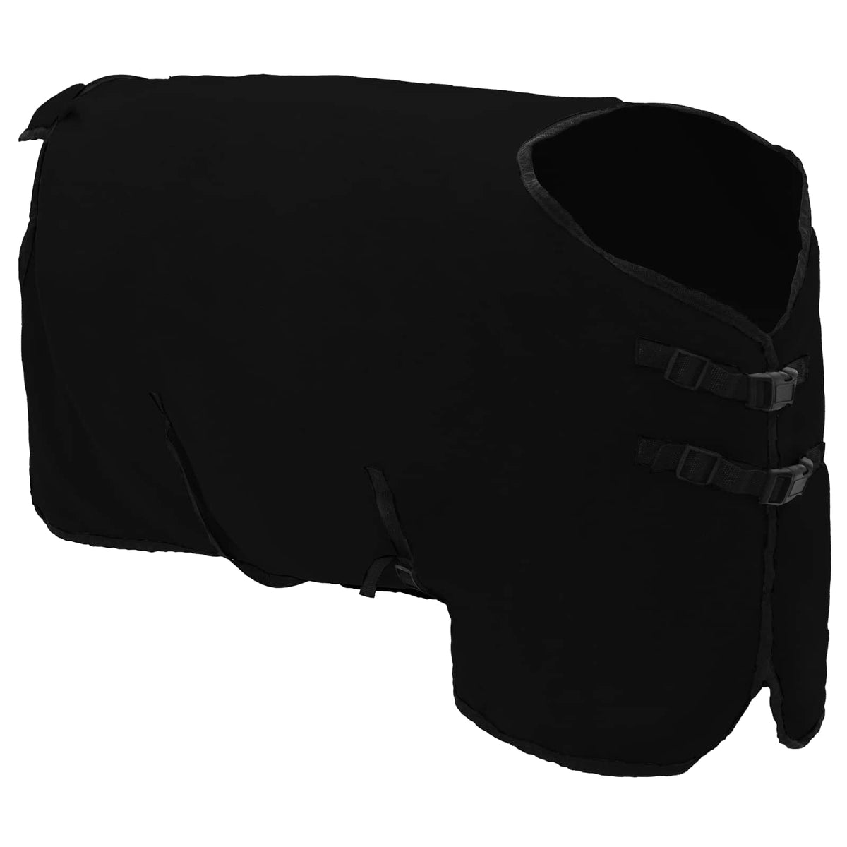 Vidaxxl Pferdedecke aus schwarzem Polyester