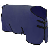 VidaXL Pferdedecke marineblaues Polyester - afbeelding 3