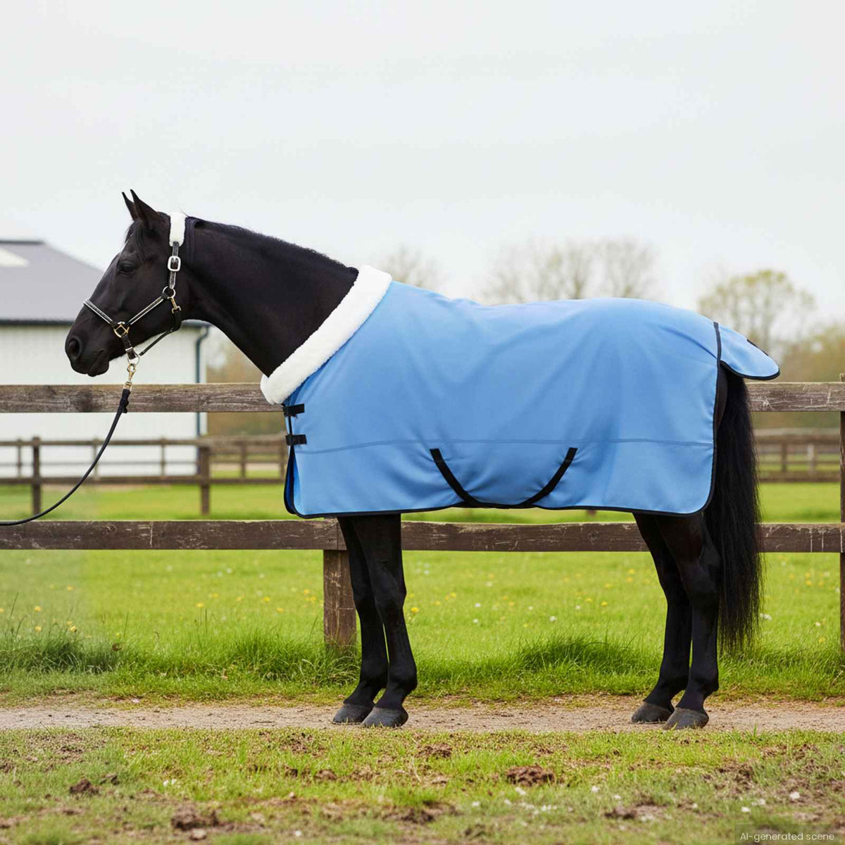 Vidaxx Pferdedecke Full Aqua 135 cm Polarfleece