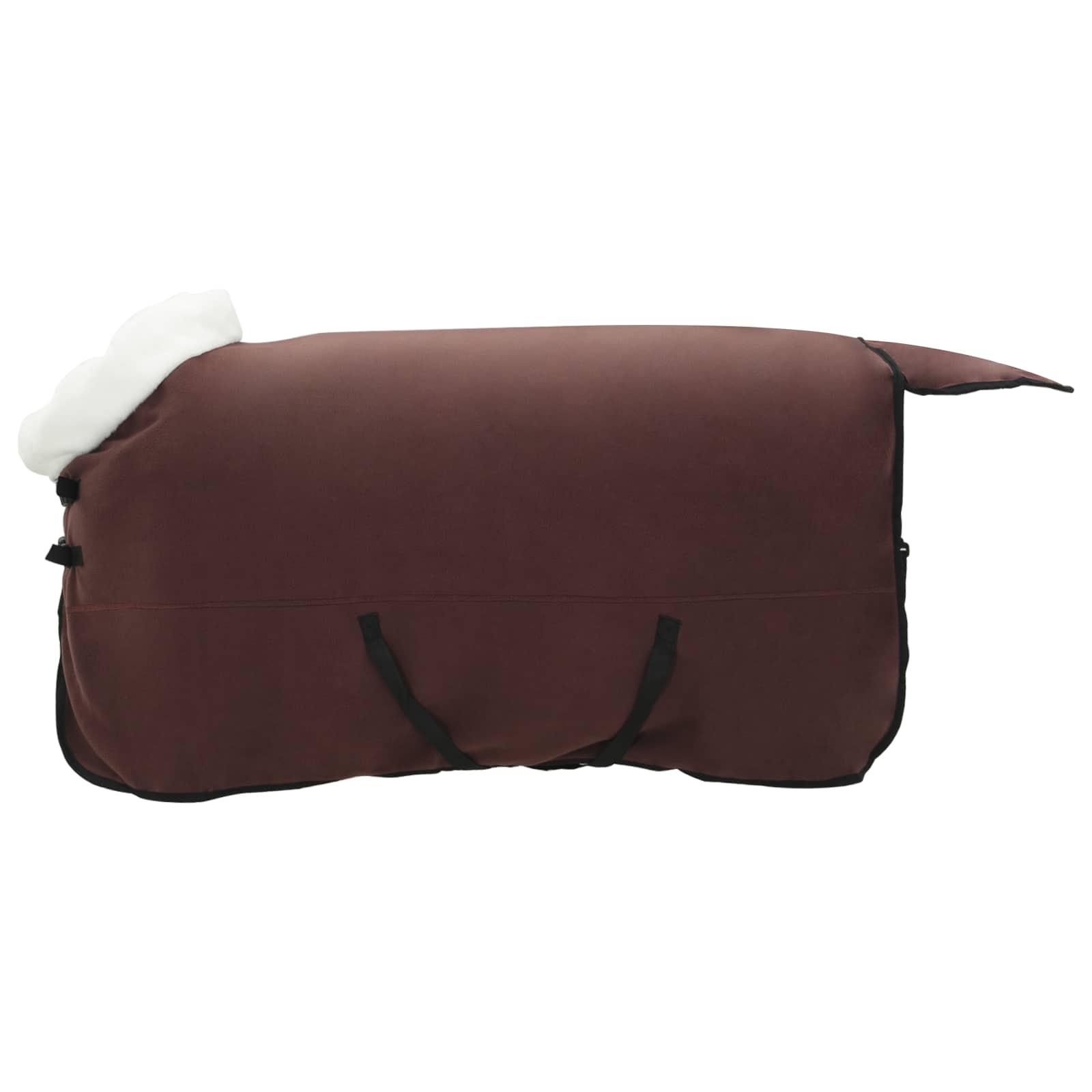Vidaxx Pferdedecke komplett dunkelbraun 135 cm Polarfleece