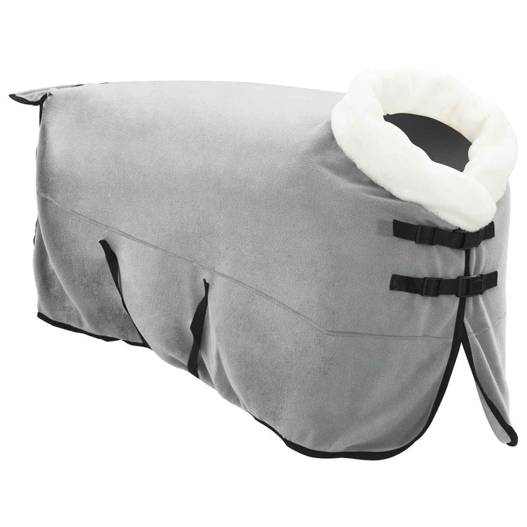 Vidaxx Pferdedecke komplett dunkelgrün 125 cm Polarfleece