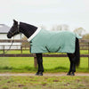 Vidaxx Pferdedecke komplett dunkelgrün 135 cm Polarfleece