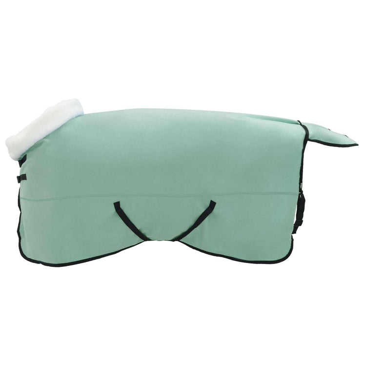 Vidaxx Pferdedecke komplett dunkelgrün 145 cm Polarfleece