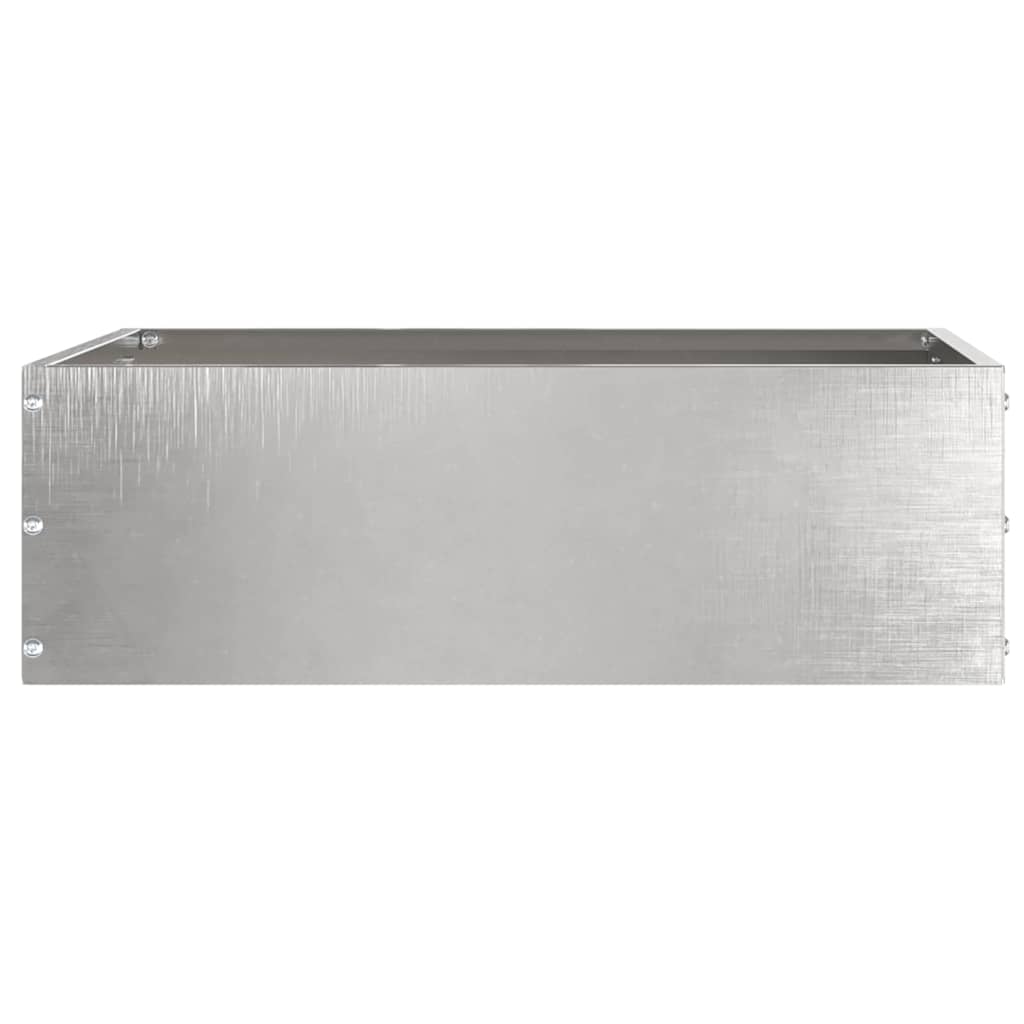 Vidaxx Gartenkante Silber 40 x 40 x 13 cm Edelstahl