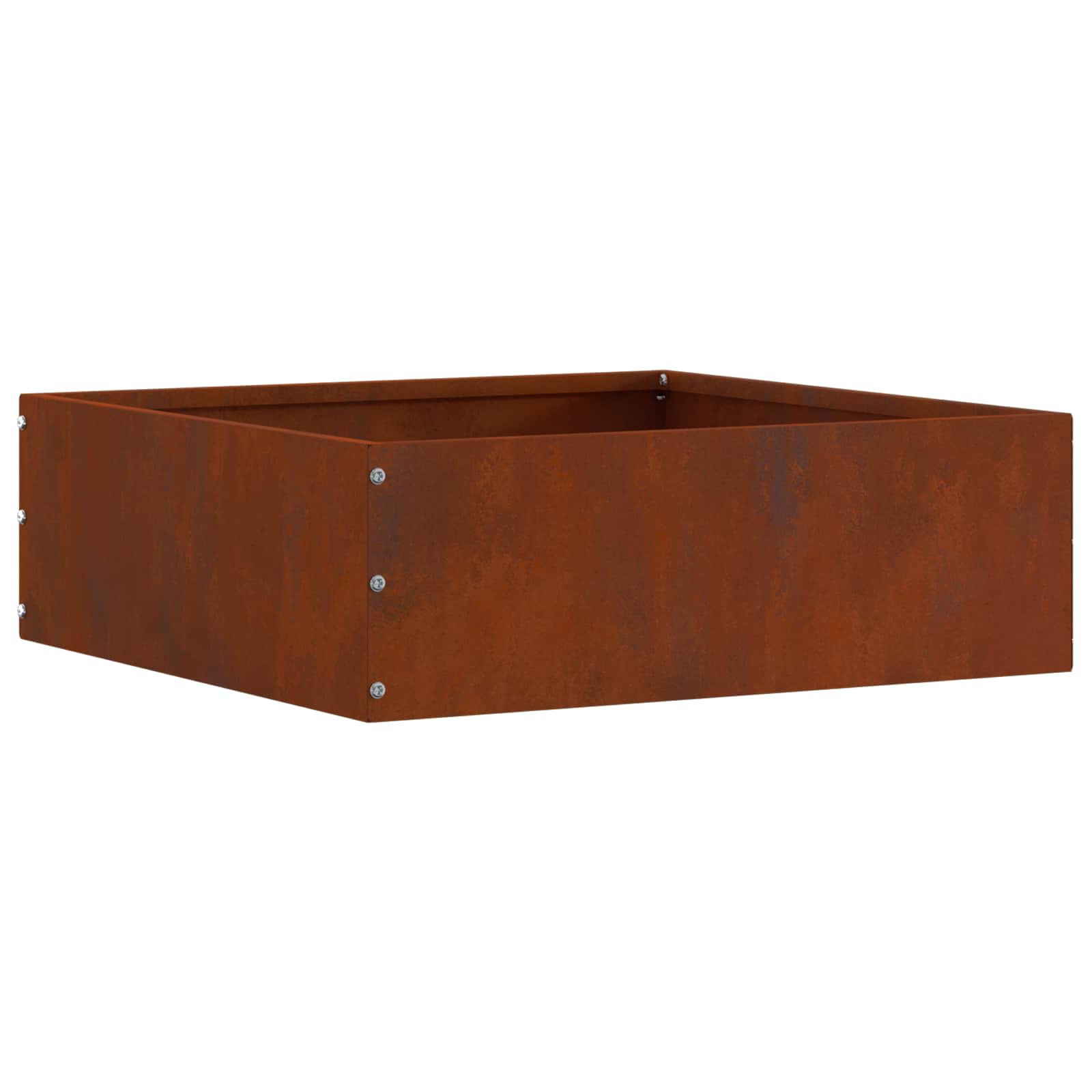 Vidaxl Gartenkante rostig 40 x 40 x 13 cm Cortenstahl