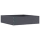 Vidaxl Gartenkante Anthrazit 50 x 50 x 13 cm Stahl