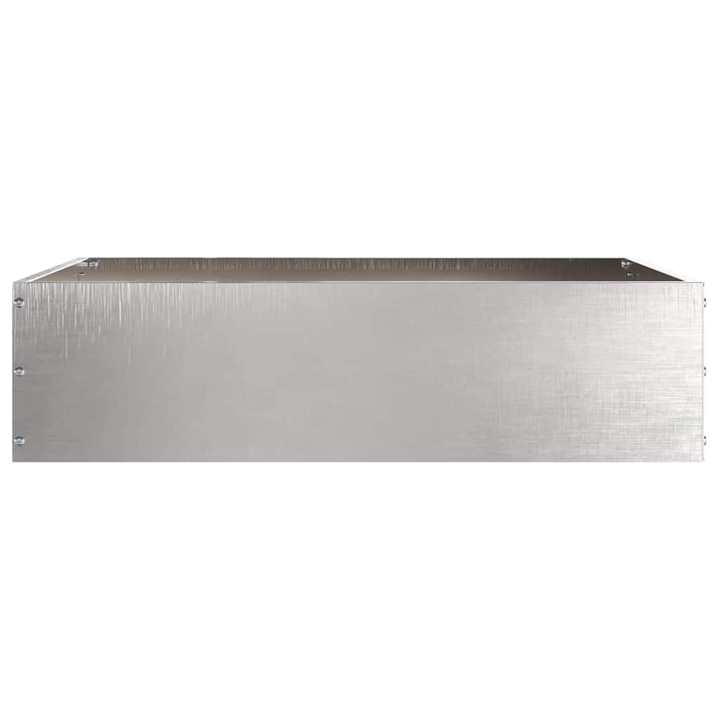Vidaxx Gartenkante Silber 50 x 50 x 13 cm Edelstahl