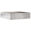 Vidaxl Gartenkante 6 Stück Silber 50 x 50 x 13 cm Edelstahl