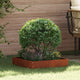 Vidaxl garden edge rusty 50 x 50 x 13 cm corten steel