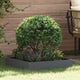 Vidaxl Gartenkante 6 Stück Anthrazit 60 x 60 x 13 cm Stahl