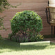 Vidaxx Gartenkante Silber 60 x 60 x 13 cm Edelstahl