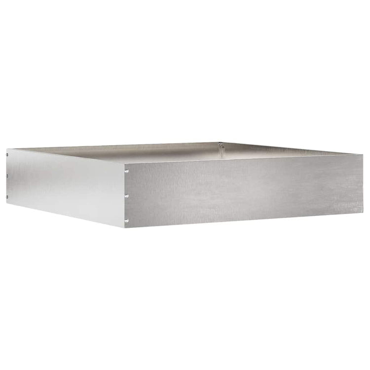 Vidaxx Gartenkante Silber 60 x 60 x 13 cm Edelstahl