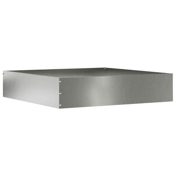Vidaxl Gartenkante Silber 60 x 60 x 13 cm verzinkter Stahl