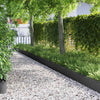 Vidaxl Rasenkanten 10 Stück schwarz 103 x 0,05 x 22 cm Stahl