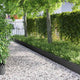 Vidaxl Rasenkanten 30 Stück schwarz 103 x 0,05 x 22 cm Stahl