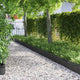 Vidaxl Rasenkanten 30 Stück schwarz 103 x 0,05 x 22 cm Stahl