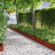 Vidaxl Rasenkanten 10 Stück rostig 103 x 0,05 x 22 cm Cortenstahl