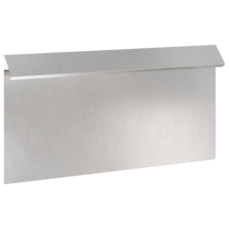 Vidaxl Schneckentor 16 Stück Silber 50 x 3,5 x 25 cm Edelstahl