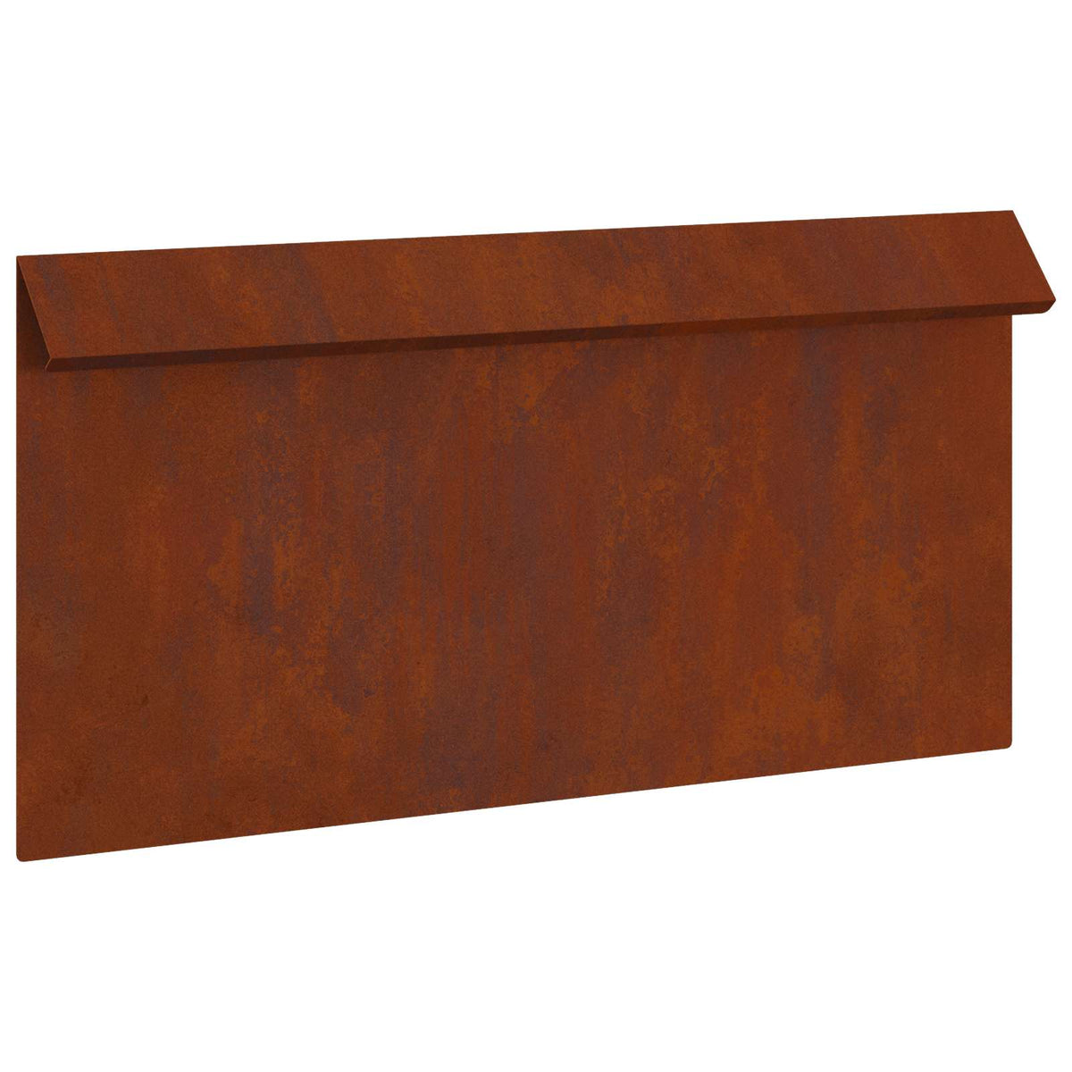 Vidaxl Schneckentor rostig 50 x 3,5 x 25 cm Cortenstahl