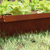 Vidaxl Schneckentor 16 Stück rostig 50 x 3,5 x 25 cm Cortenstahl